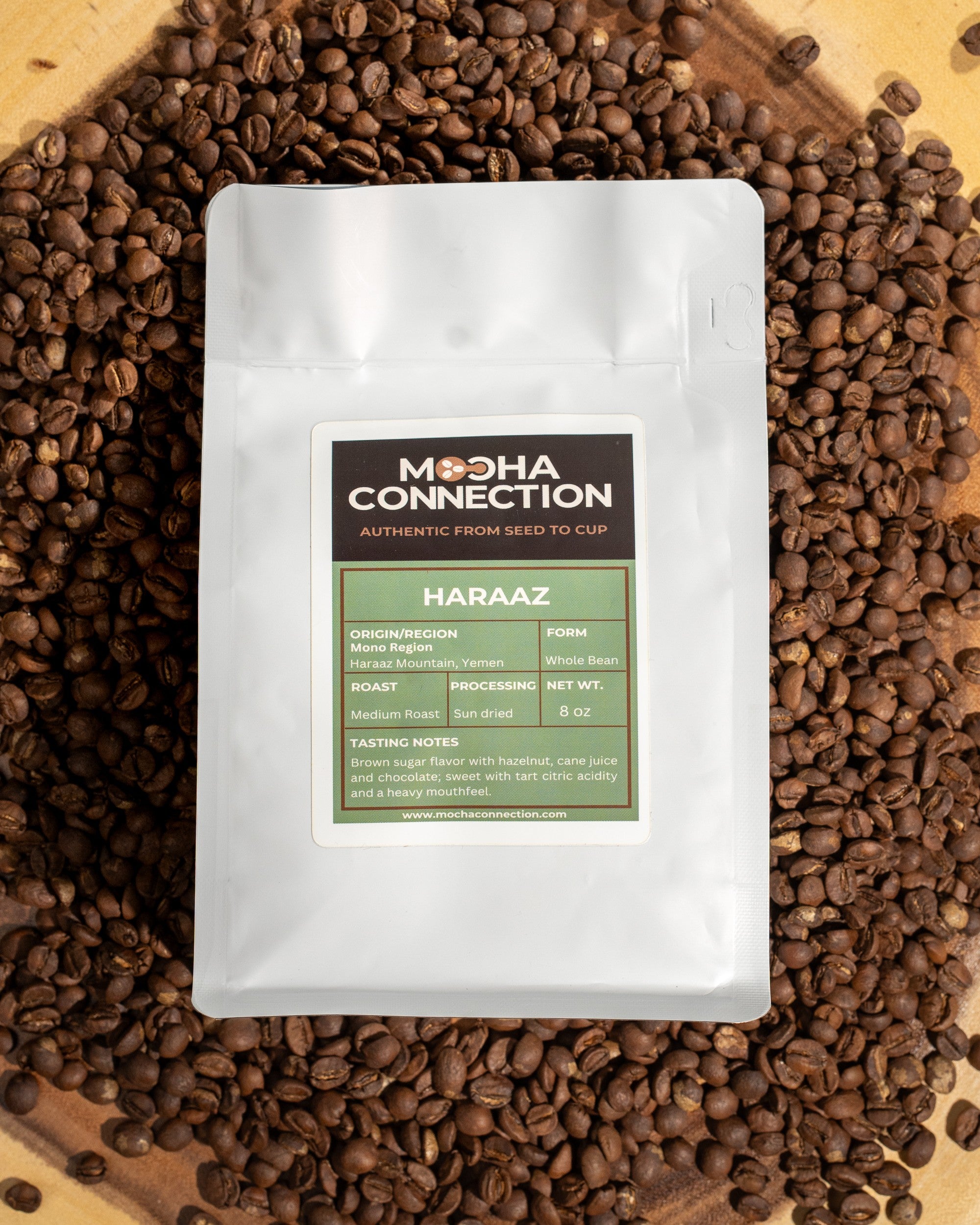Haraaz Mono-Region Medium Dark Roast Arabica Coffee | MochaConnection