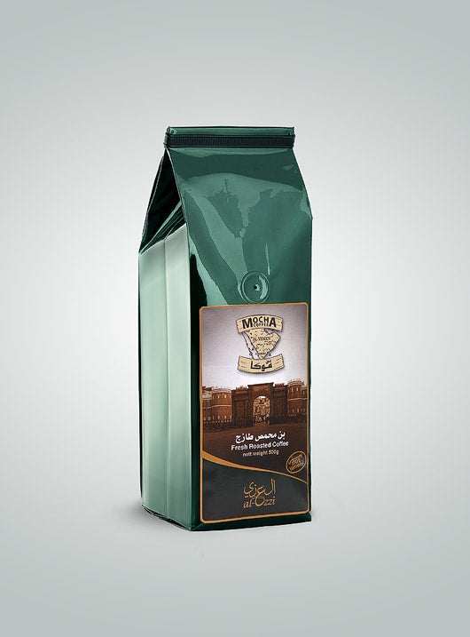 Mocha Yemen Single-Origin Whole Bean Medium Dark Roast Arabica Coffee